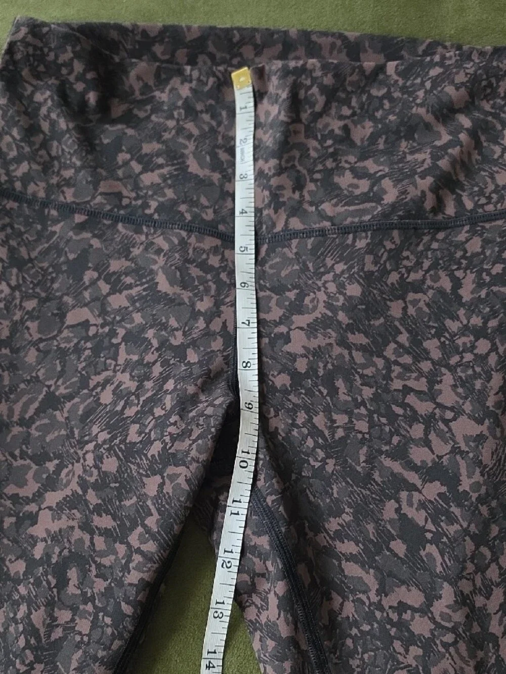lululemon athletica Purple & Black Printed Leggings